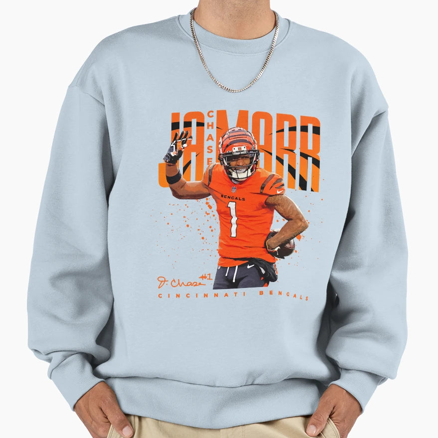Jamarr Chase Sweatshirt - Graphic Print for Adults - T-Shirt, Sweatshirt, Hoodie