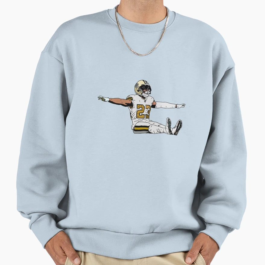 Marshon Lattimore Sweatshirt - Aesthetic Graphic Men Women - T-Shirt, Sweatshirt, Hoodie