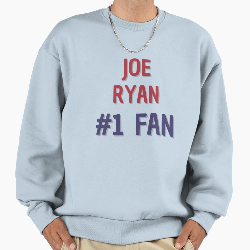 Joe Ryan 1 Fan Sweatshirt - Custom Art Print for Adults - T-Shirt, Sweatshirt, Hoodie