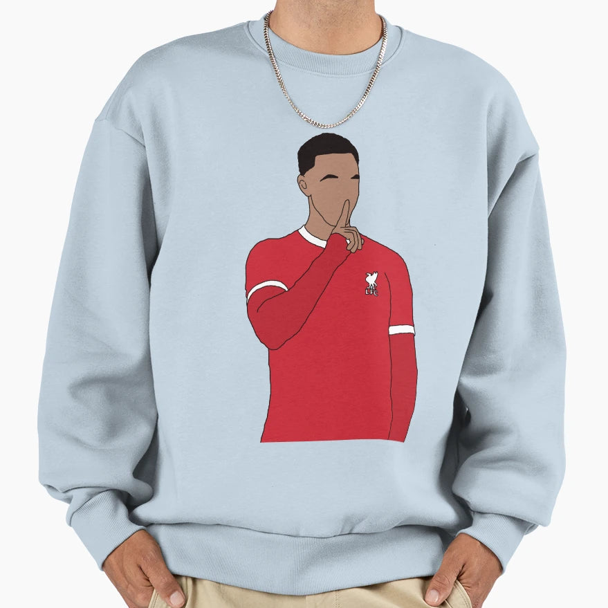Trent Alexander Arnold Shush Sweatshirt - Unique Graphic for Adults - T-Shirt, Sweatshirt, Hoodie