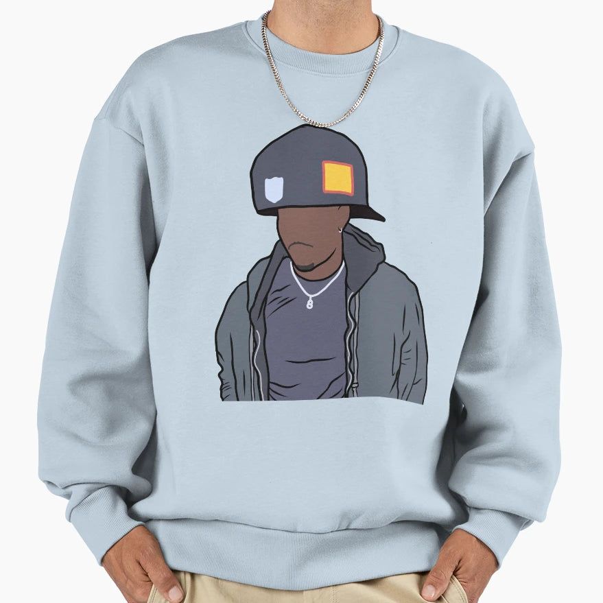 Brian Robinson Jr Big Hat Sweatshirt - Novelty Apparel Men Women - T-Shirt, Sweatshirt, Hoodie