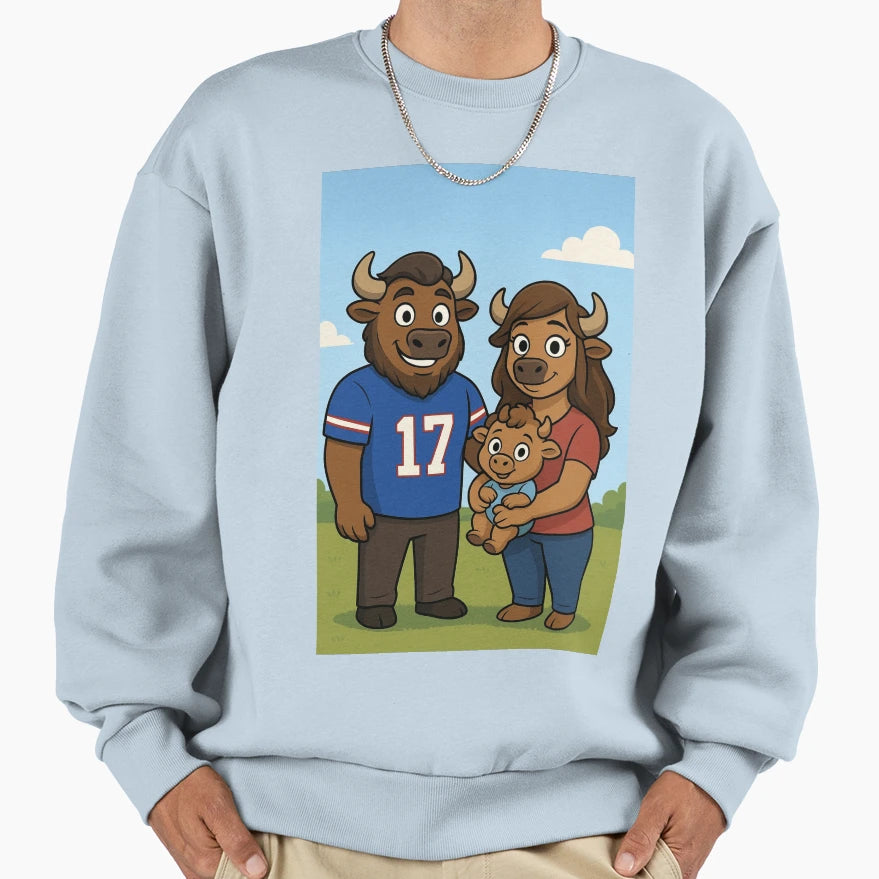 Buffalo Sweatshirt - Trendy Graphic Men Women - T-Shirt, Sweatshirt, Hoodie