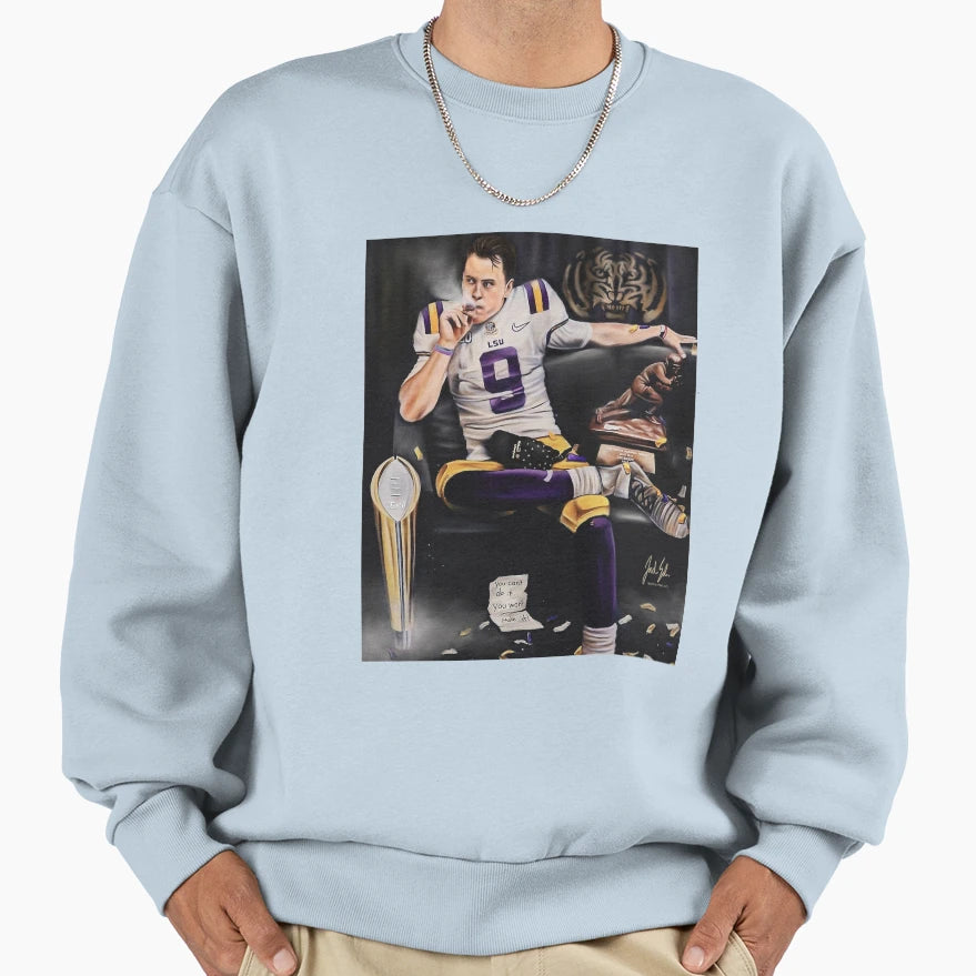JB Smoking Cigar Painting T Nbsp Sweatshirt - Fun Novelty Design Men Women - T-Shirt, Sweatshirt, Hoodie