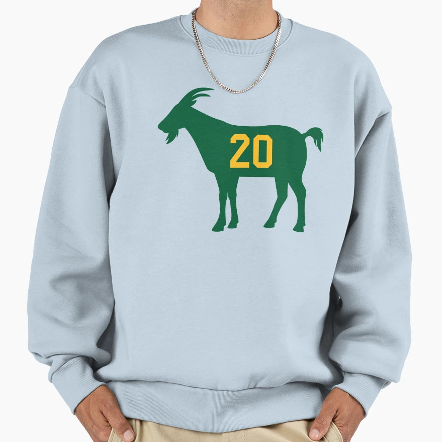 Sea Goat 20 White Sweatshirt - Custom Art Print for Adults - T-Shirt, Sweatshirt, Hoodie