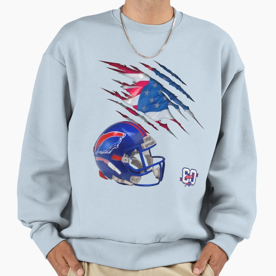 Art Buffalo Bills Sweatshirt - Unique Graphic Unisex - T-Shirt, Sweatshirt, Hoodie