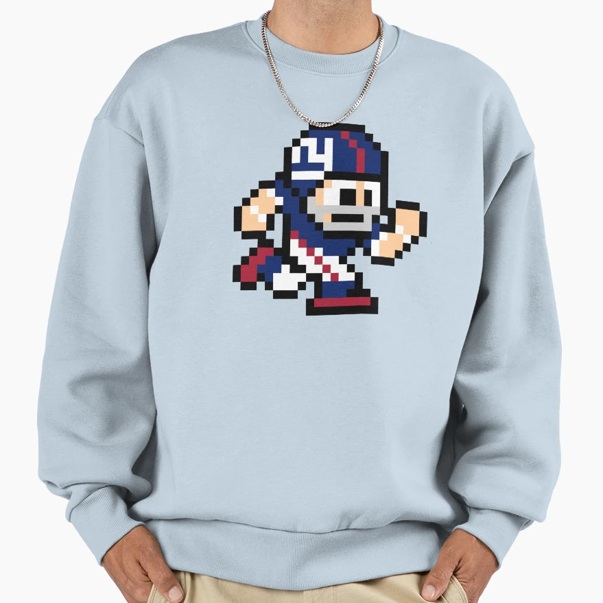 New York Giants Tecmo Super Bowl Sweatshirt - Minimalist Print for Adults - T-Shirt, Sweatshirt, Hoodie