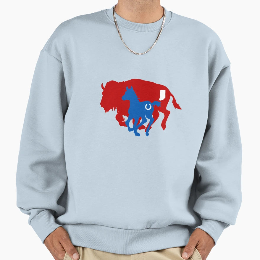 Indiana Stampede Sweatshirt - Trendy Graphic Unisex - T-Shirt, Sweatshirt, Hoodie
