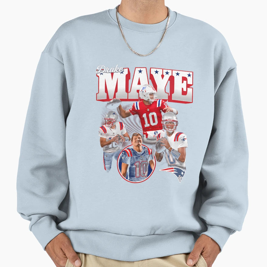 Drake Maye Sweatshirt - Novelty Apparel Unisex - T-Shirt, Sweatshirt, Hoodie