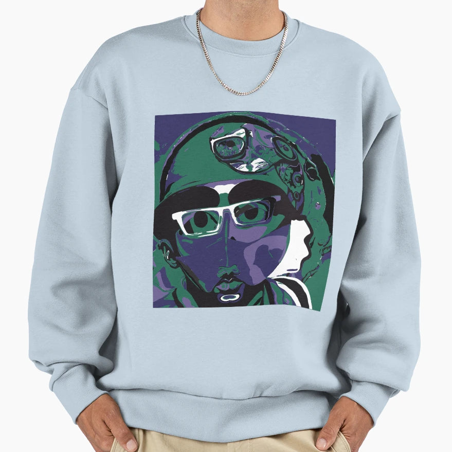 Funky Cyborg 2 Sweatshirt - Unique Graphic Unisex - T-Shirt, Sweatshirt, Hoodie