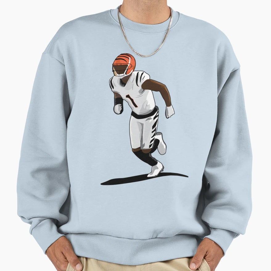 Ja Marr Chase Sweatshirt - Trendy Graphic for Adults - T-Shirt, Sweatshirt, Hoodie