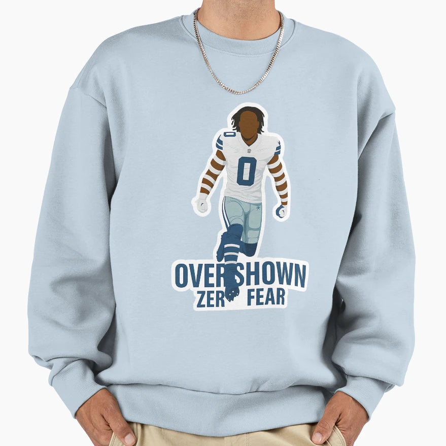 Demarvion Overshown Dallas Sweatshirt - Fun Novelty Design for Adults - T-Shirt, Sweatshirt, Hoodie