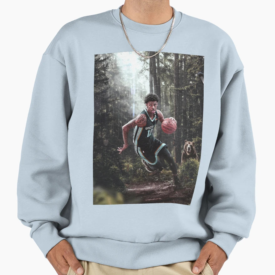 Basketball Ja Morant Sweatshirt - Fun Novelty Design Unisex - T-Shirt, Sweatshirt, Hoodie