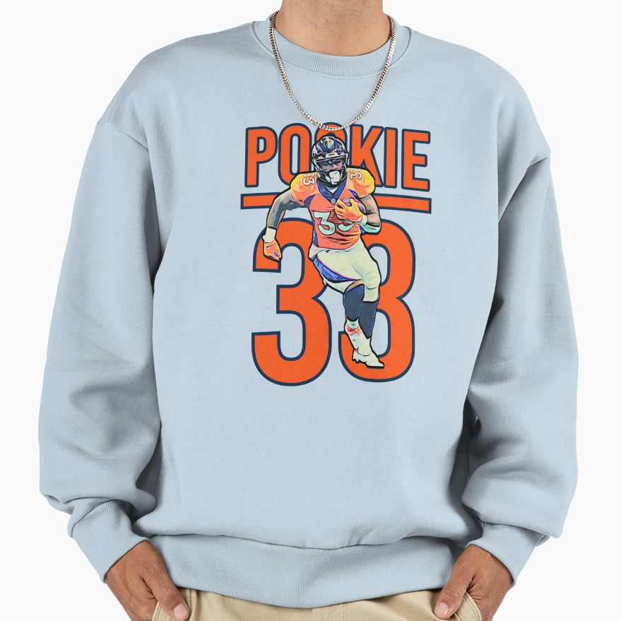 Javonte Williams Number Sweatshirt - Streetwear Style Unisex - T-Shirt, Sweatshirt, Hoodie