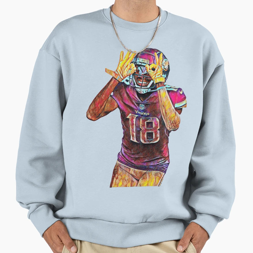 Justin Jeffer Sweatshirt - Aesthetic Graphic for Adults - T-Shirt, Sweatshirt, Hoodie