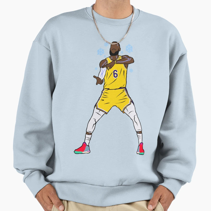 Lebron James Ice My Veins Sweatshirt - Minimalist Print Men Women - T-Shirt, Sweatshirt, Hoodie