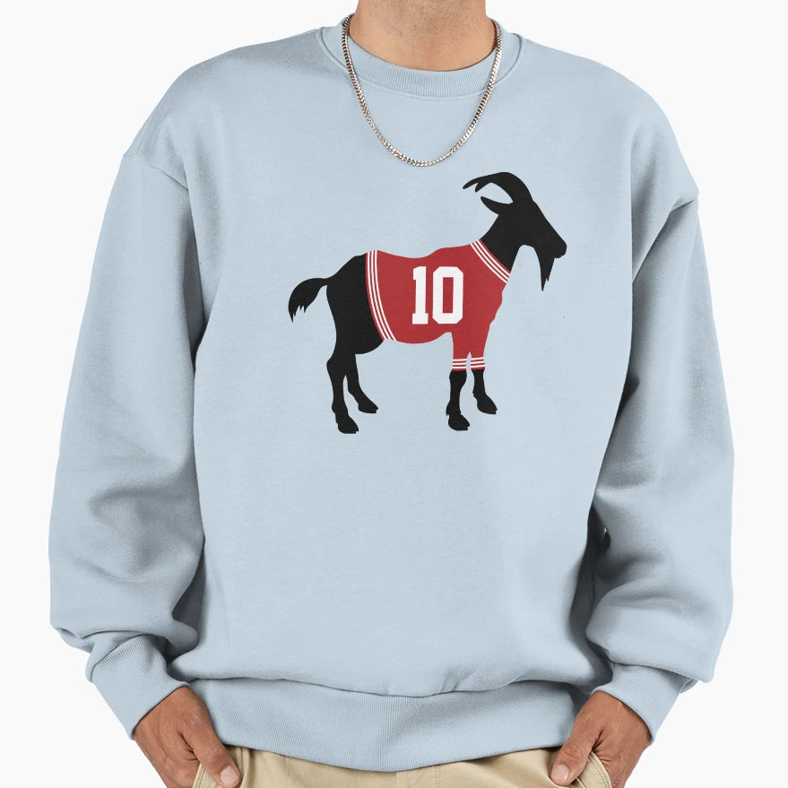Jimmy Garoppolo Goat Sweatshirt - Streetwear Style Unisex - T-Shirt, Sweatshirt, Hoodie