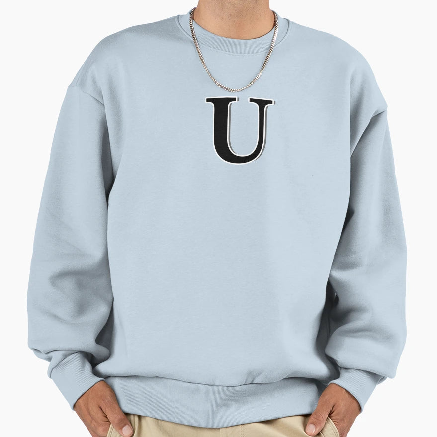 Letter U Sweatshirt - Fun Novelty Design Men Women - T-Shirt, Sweatshirt, Hoodie