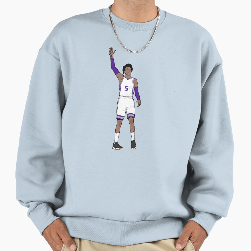 Aaron Three Points Sweatshirt - Fun Novelty Design Men Women - T-Shirt, Sweatshirt, Hoodie