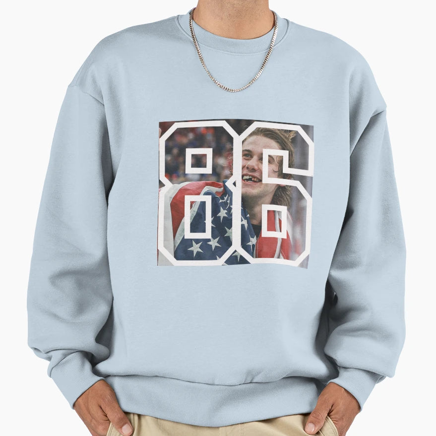 J Hughes Gold Hockey Sweatshirt - Custom Art Print for Adults - T-Shirt, Sweatshirt, Hoodie