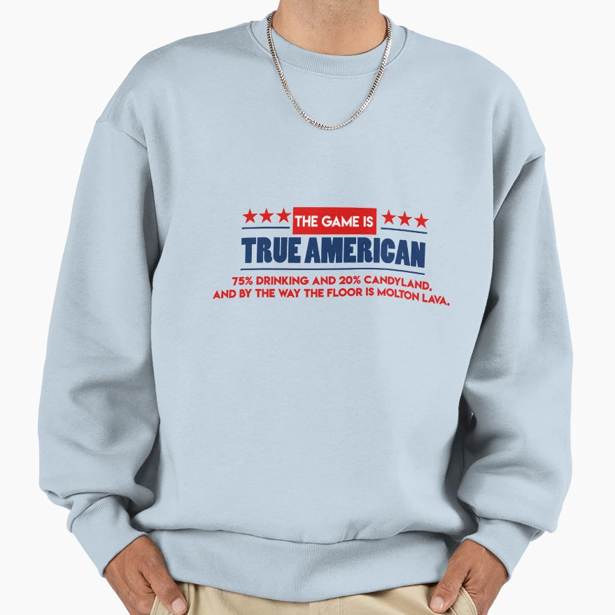 True American New Sweatshirt - Aesthetic Graphic Unisex - T-Shirt, Sweatshirt, Hoodie