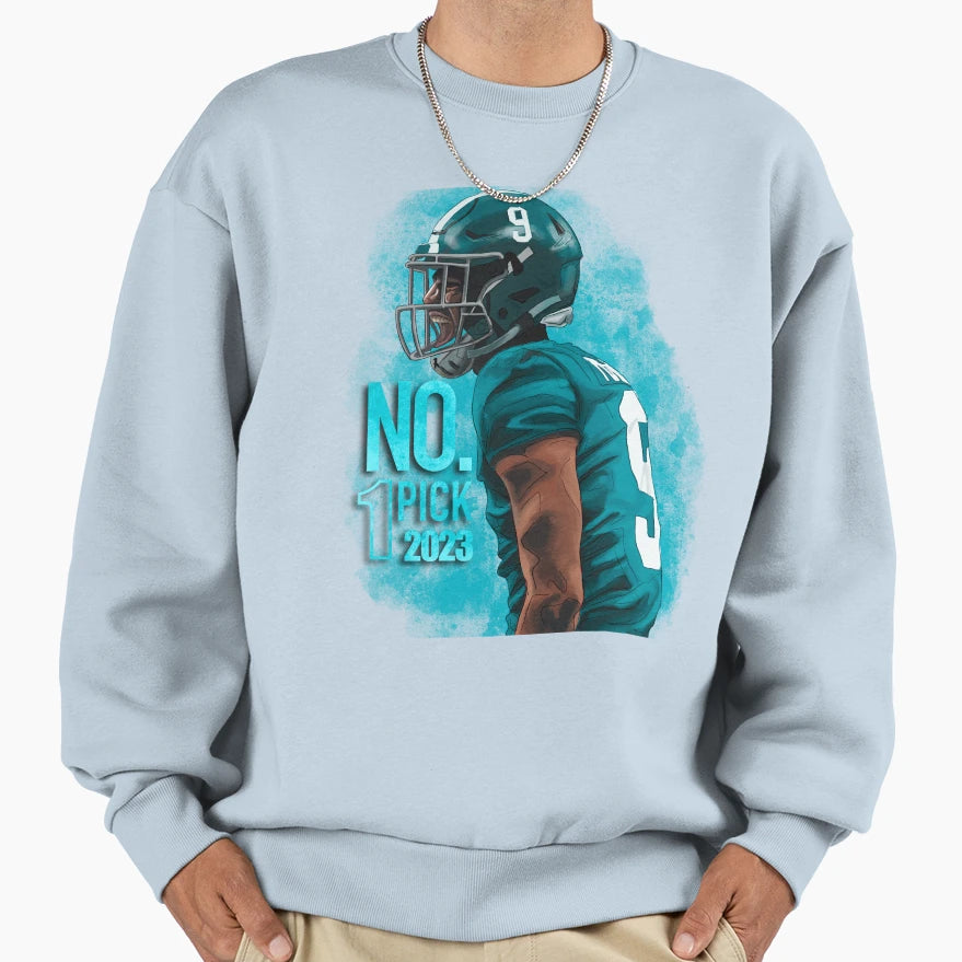 Bryce Young Draft Pick 1 Sweatshirt - Graphic Print Men Women - T-Shirt, Sweatshirt, Hoodie
