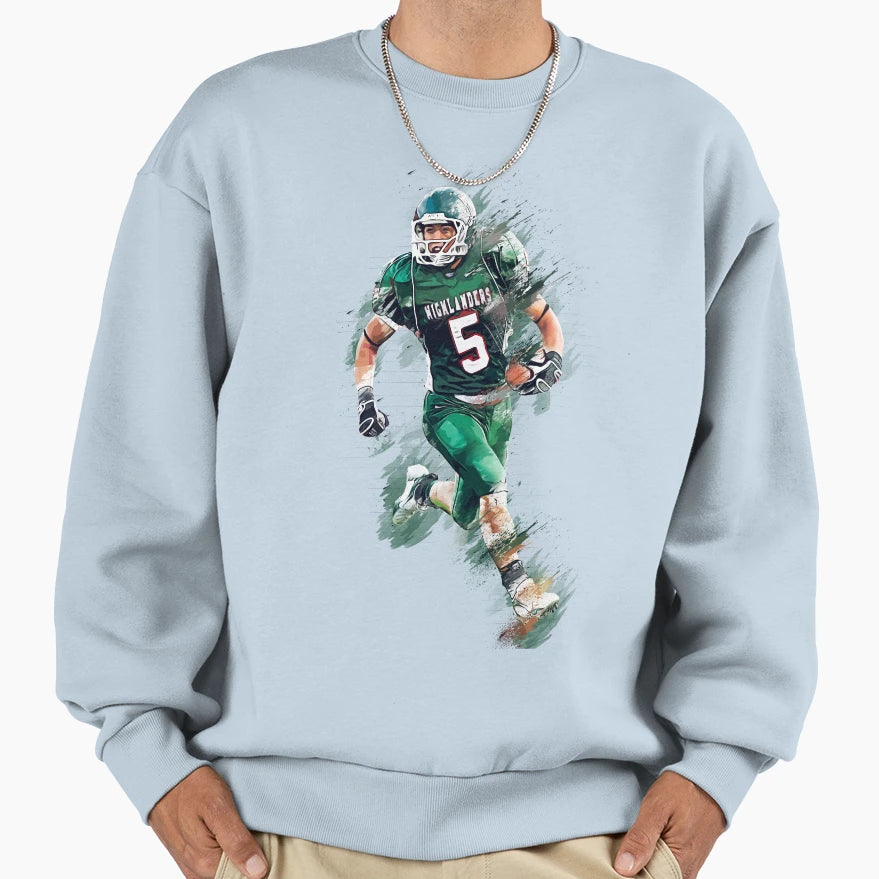 Football Sweatshirt - Unique Graphic Unisex - T-Shirt, Sweatshirt, Hoodie