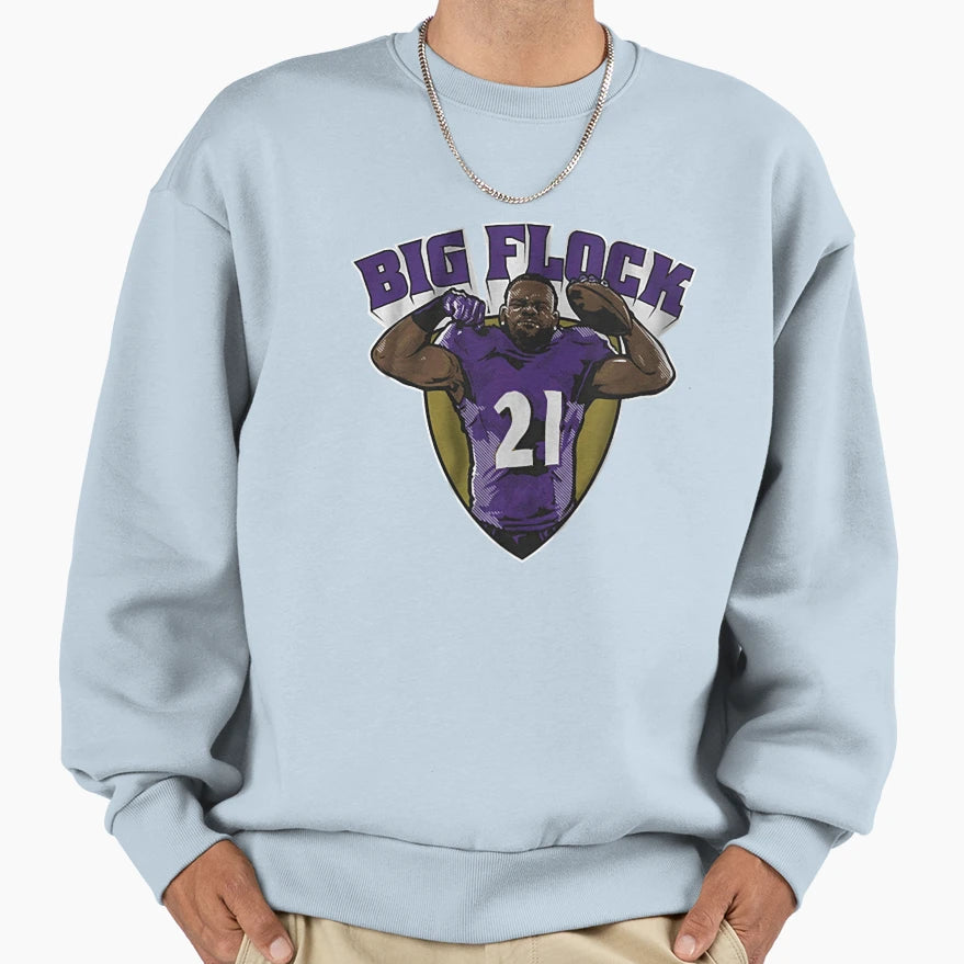 Ravens Big Flock Sweatshirt - Custom Art Print Unisex - T-Shirt, Sweatshirt, Hoodie