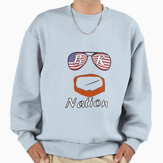 Bk Nation Logo Sweatshirt - Streetwear Style Unisex - T-Shirt, Sweatshirt, Hoodie