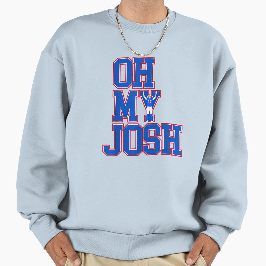 Wny Pride Oh My Josh Sweatshirt - Minimalist Print for Adults - T-Shirt, Sweatshirt, Hoodie