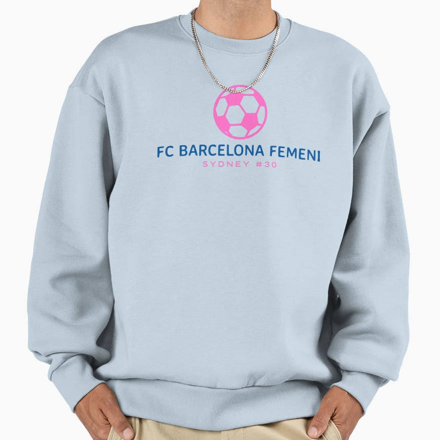 Fc Barcelona Femeni Barca Sydney Sweatshirt - Aesthetic Graphic for Adults - T-Shirt, Sweatshirt, Hoodie