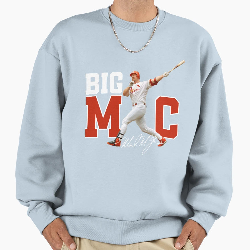 Mark Mcgwire Big Mac Legend Sweatshirt - Casual Everyday Wear Unisex - T-Shirt, Sweatshirt, Hoodie