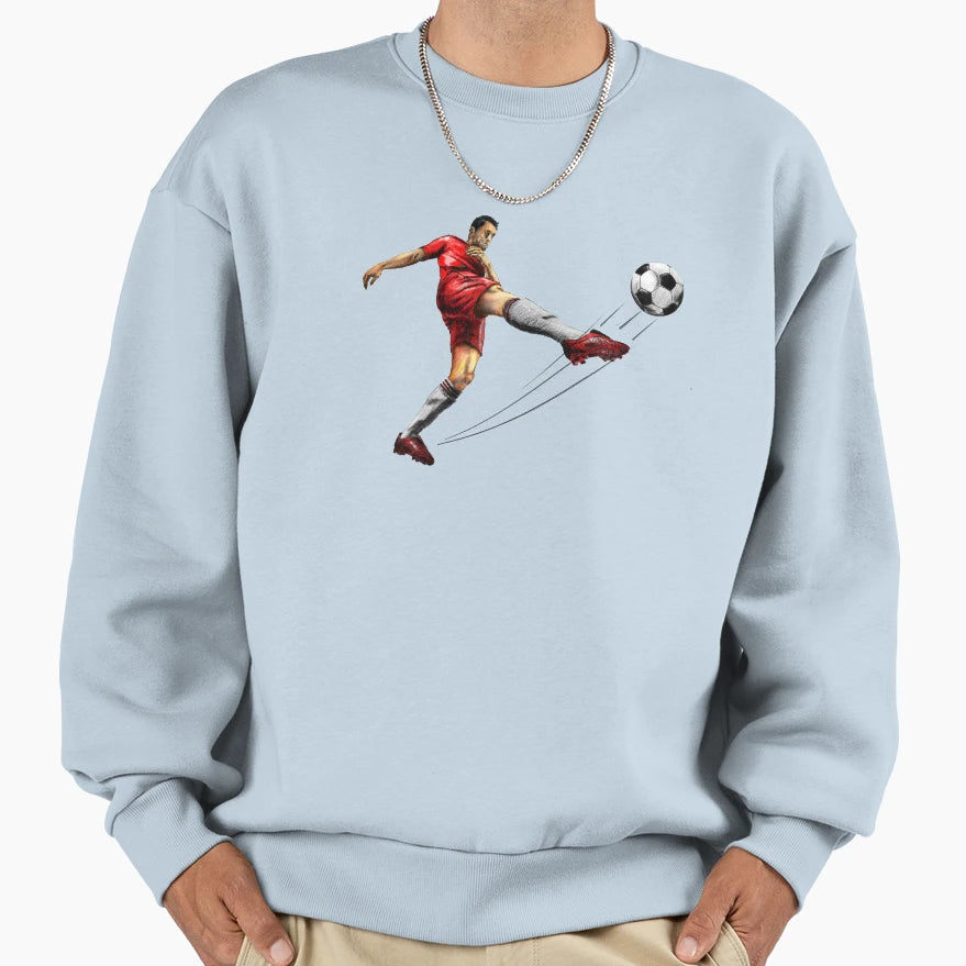Soccer Sweatshirt - Trendy Graphic Men Women - T-Shirt, Sweatshirt, Hoodie