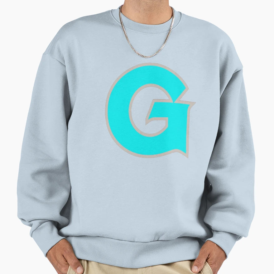 Georgetown Teal Logo Sweatshirt - Streetwear Style for Adults - T-Shirt, Sweatshirt, Hoodie