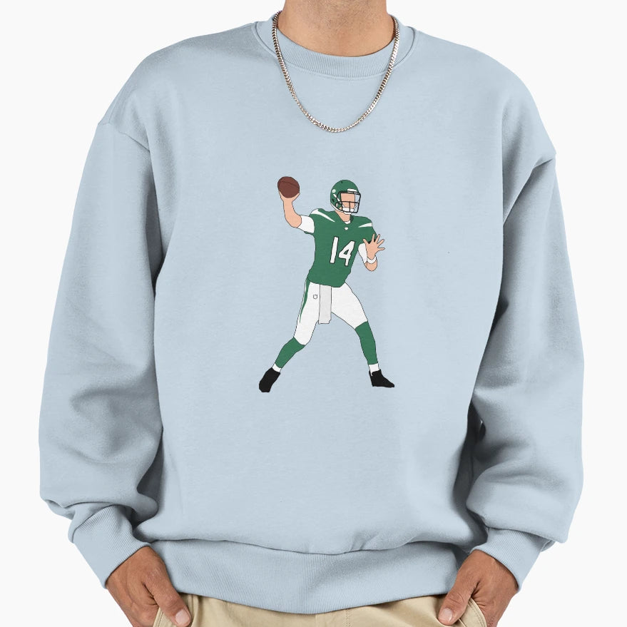 New York Jets Sam Darnold Sweatshirt - Custom Art Print for Adults - T-Shirt, Sweatshirt, Hoodie