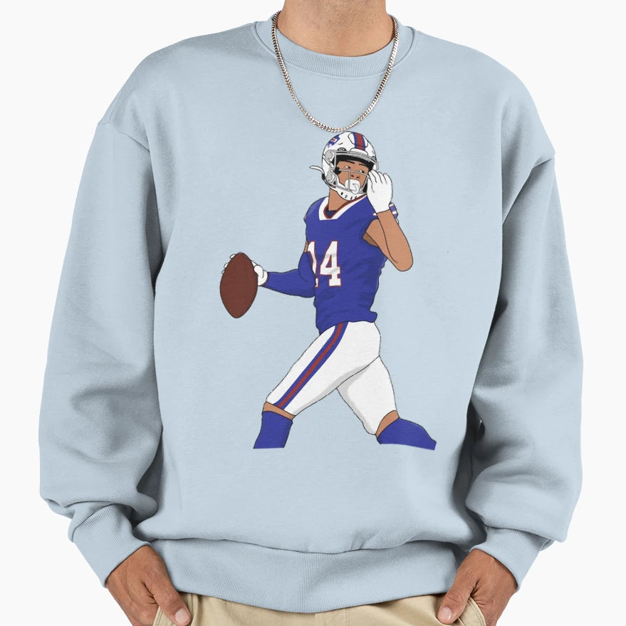 Touchdown Champion American 14 Sweatshirt - Fun Novelty Design for Adults - T-Shirt, Sweatshirt, Hoodie