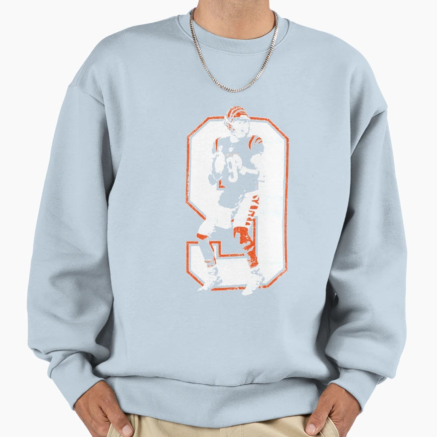Player Sports Quarterback 14 Wide Sweatshirt - Trendy Graphic Unisex - T-Shirt, Sweatshirt, Hoodie