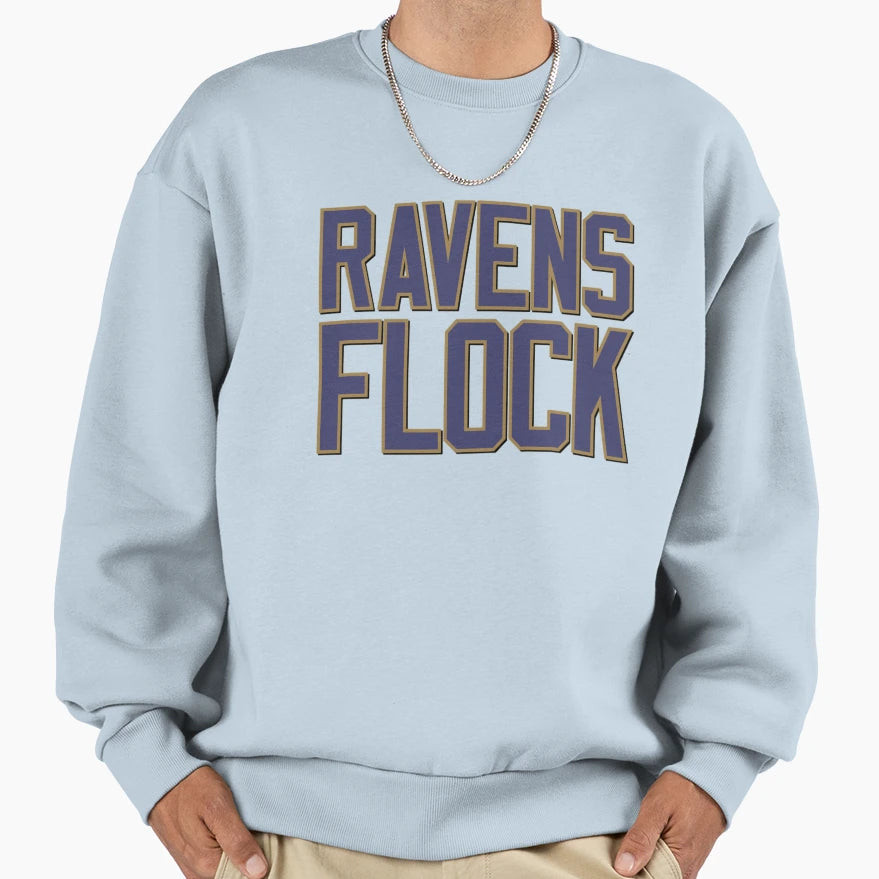 Ravens Flock Sweatshirt - Aesthetic Graphic Unisex - T-Shirt, Sweatshirt, Hoodie