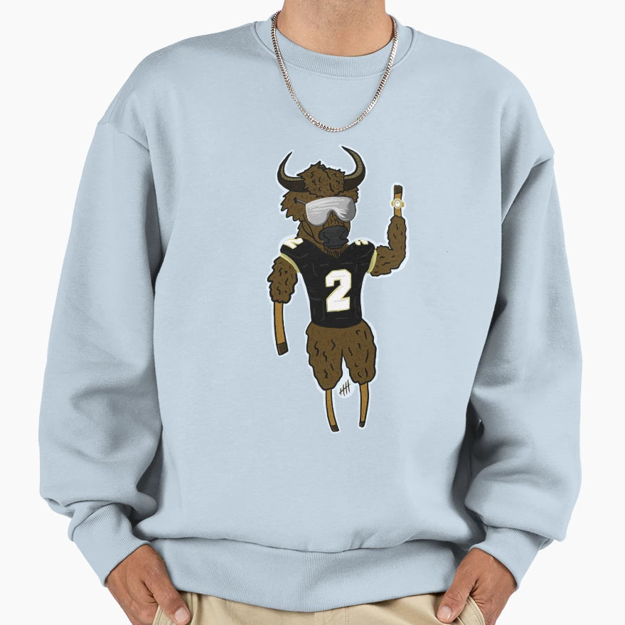 Shedeur Sanders Show Ice Sweatshirt - Minimalist Print for Adults - T-Shirt, Sweatshirt, Hoodie