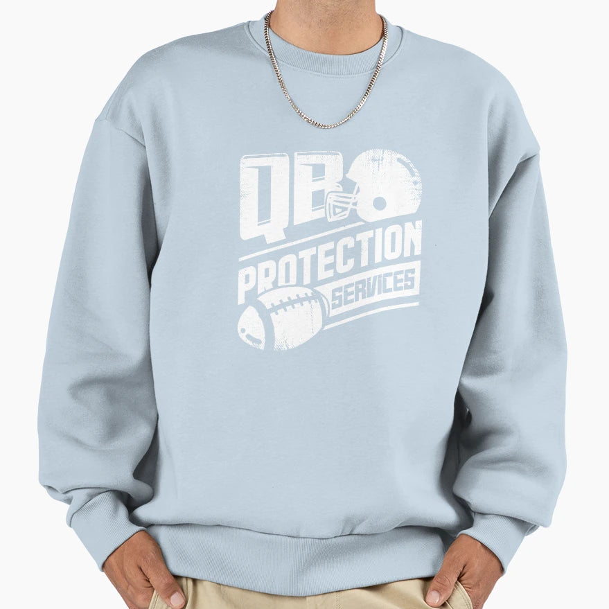 Qb Protection Services Offensive Sweatshirt - Fun Novelty Design Men Women - T-Shirt, Sweatshirt, Hoodie