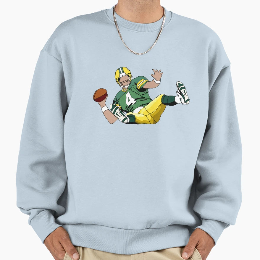 Brett Favre Sweatshirt - Graphic Print for Adults - T-Shirt, Sweatshirt, Hoodie
