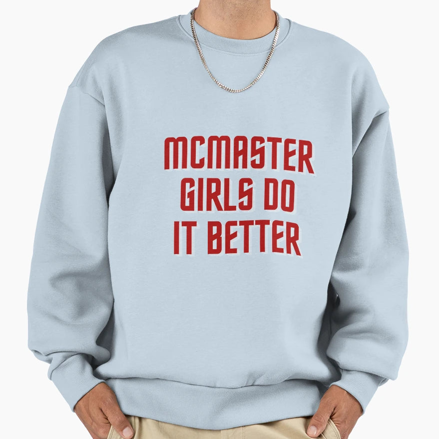 Mcmaster Sweatshirt - Trendy Graphic Unisex - T-Shirt, Sweatshirt, Hoodie