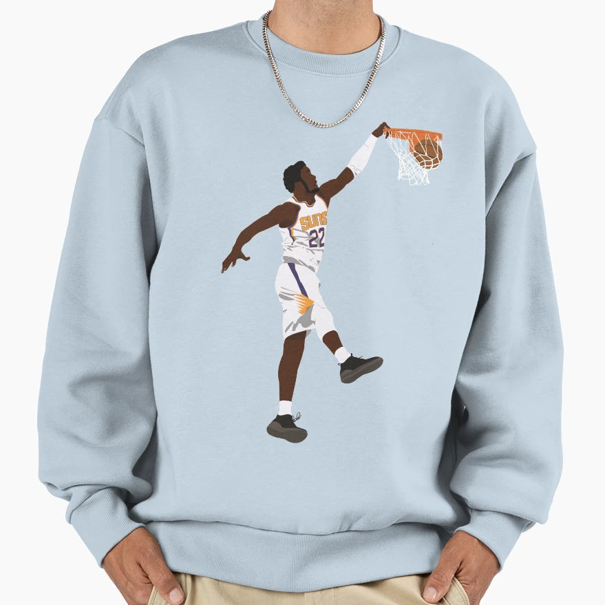 Deandre Ayton Dunk Sweatshirt - Aesthetic Graphic Unisex - T-Shirt, Sweatshirt, Hoodie
