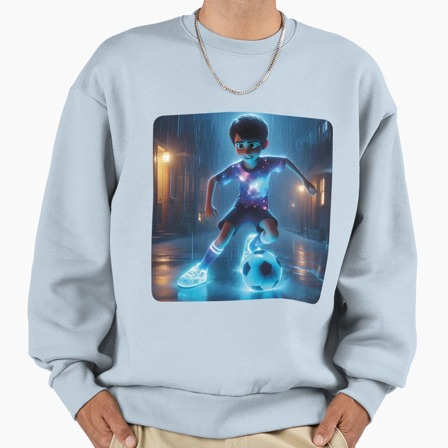 Sports Nebula Soccer Sweatshirt - Trendy Graphic Men Women - T-Shirt, Sweatshirt, Hoodie