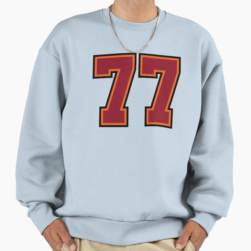 Number 77 Sports Tampa Seventy Sweatshirt - Minimalist Print Men Women - T-Shirt, Sweatshirt, Hoodie