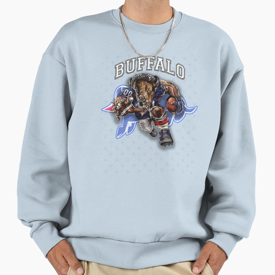 Buffalo Football Detroit Sweatshirt - Casual Everyday Wear for Adults - T-Shirt, Sweatshirt, Hoodie