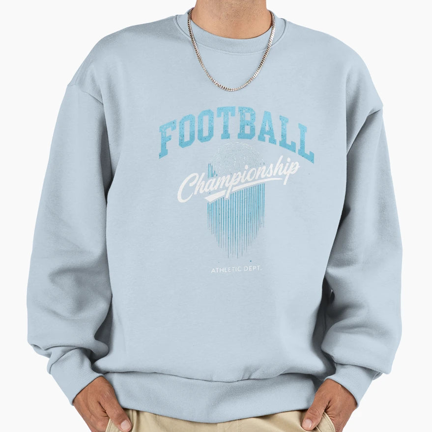 Football Championship Athletic Dept Sweatshirt - Graphic Print for Adults - T-Shirt, Sweatshirt, Hoodie