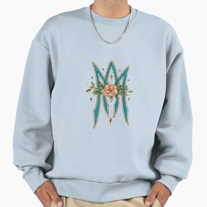 Ave Maia Sweatshirt - Minimalist Print Men Women - T-Shirt, Sweatshirt, Hoodie
