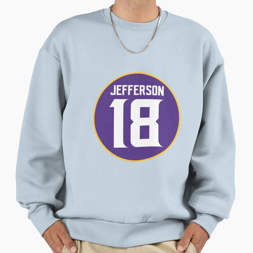 Minnesota Viking JJ Football Sweatshirt - Novelty Apparel Unisex - T-Shirt, Sweatshirt, Hoodie