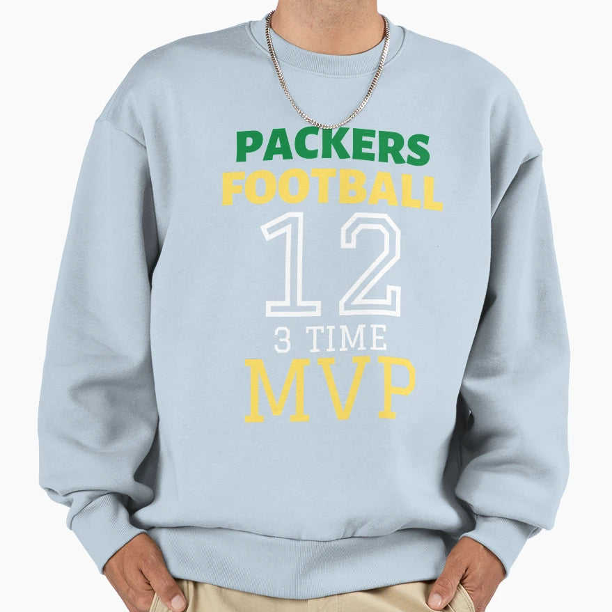 Packers Football Mvp Sweatshirt - Streetwear Style for Adults - T-Shirt, Sweatshirt, Hoodie