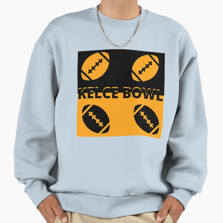 Kelce Bowl Sweatshirt - Minimalist Print Men Women - T-Shirt, Sweatshirt, Hoodie